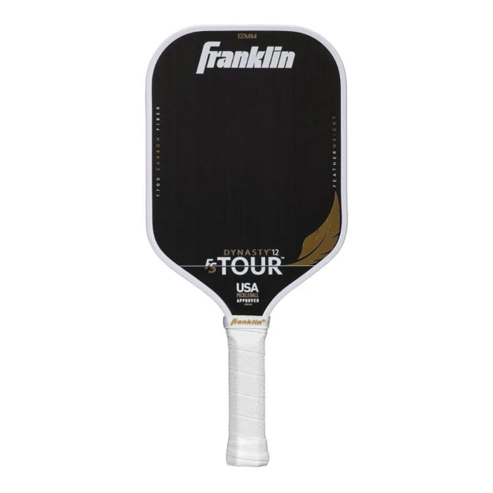 Pickleball Franklin FS Tour Featherweight Series Dynasty 12mm Pickleball Paddle White
