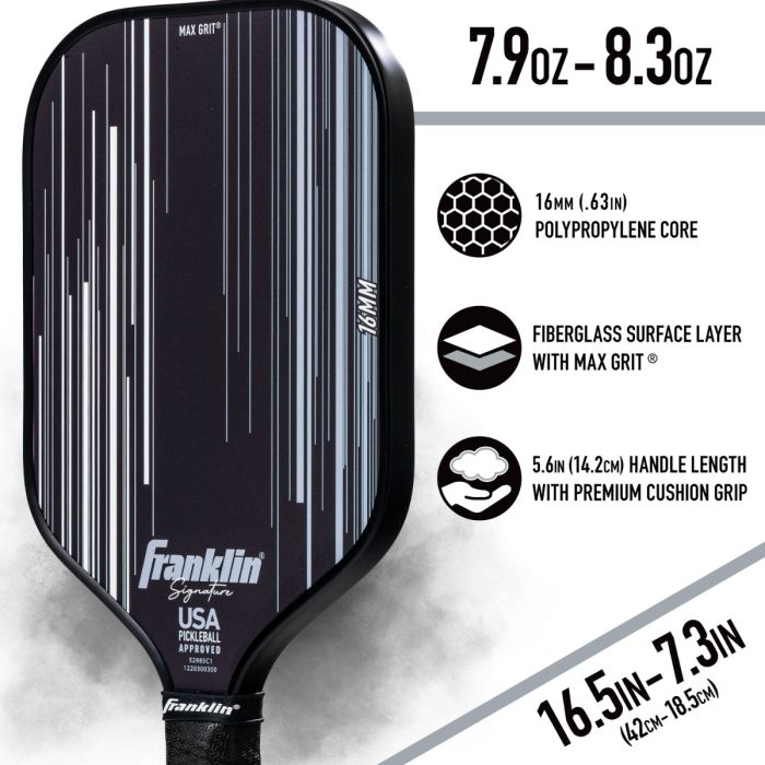 Pickleball Franklin Sports Signature Series 16mm Pickleball Paddle