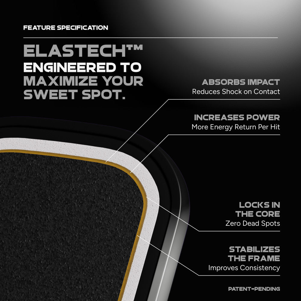 Pickleball FRIDAY Aura Elongated Pickleball Paddle Eclipse