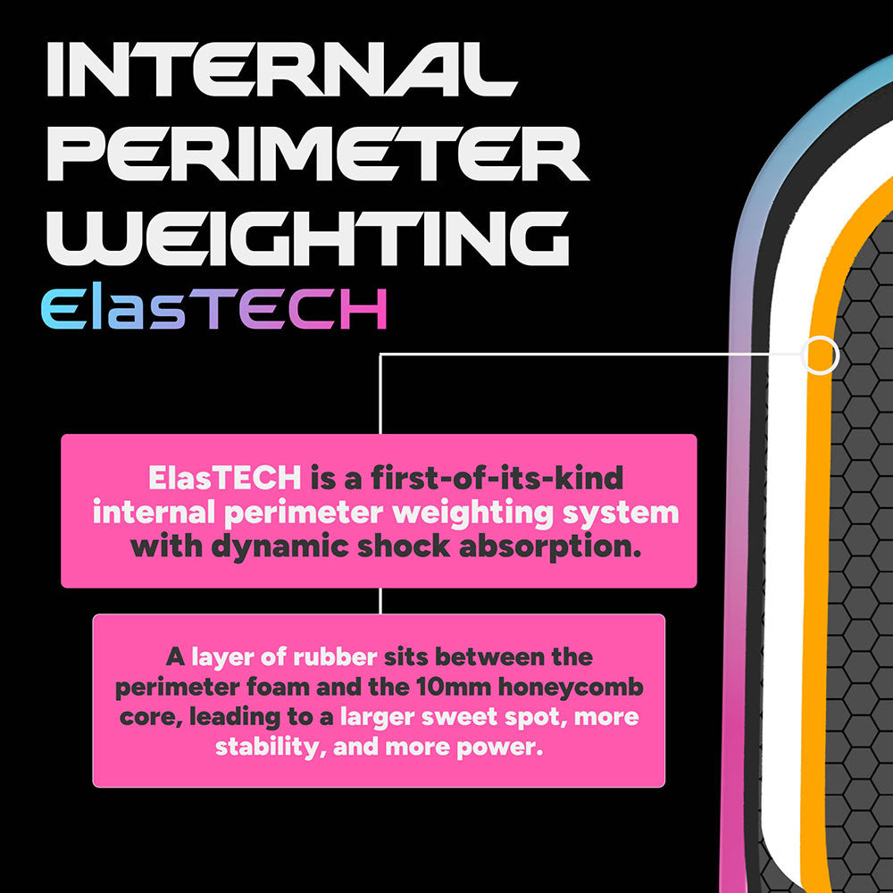 Pickleball FRIDAY Fever 102 Elongated Pickleball Paddle Stealth