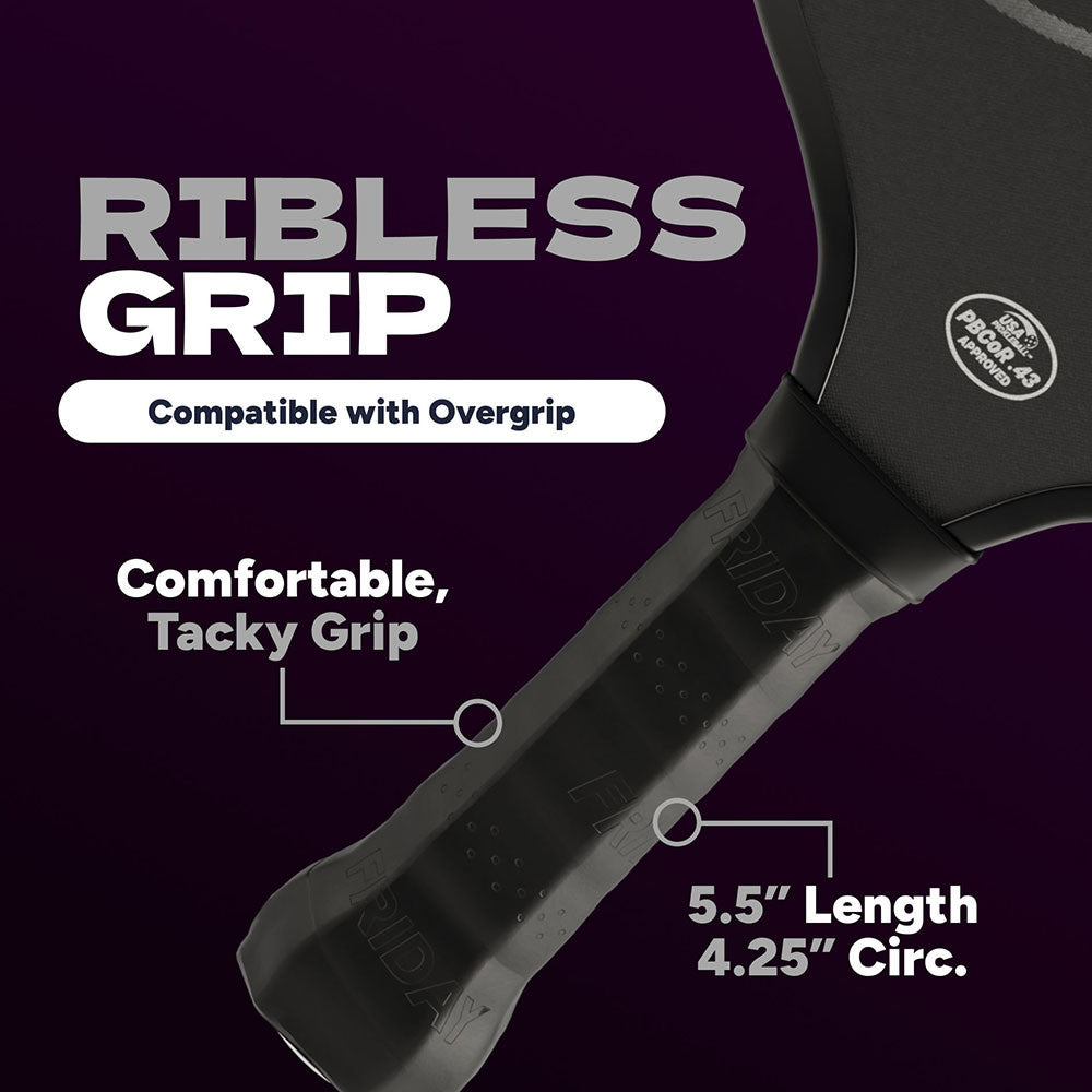 Pickleball FRIDAY Fever 102 Elongated Pickleball Paddle Stealth