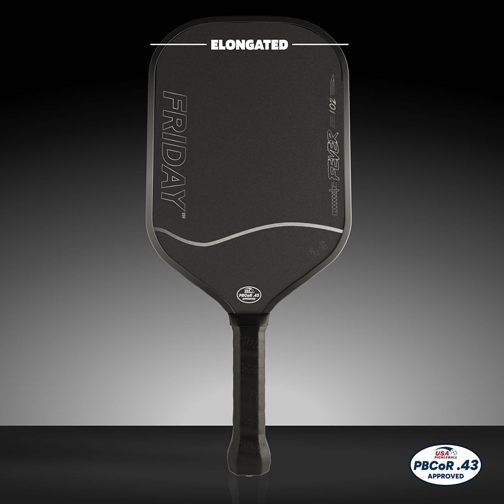 Pickleball FRIDAY Fever 102 Elongated Pickleball Paddle Stealth