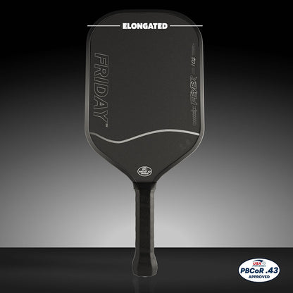 Pickleball FRIDAY Fever 102 Elongated Pickleball Paddle Stealth