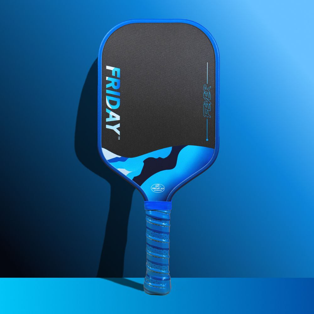 Pickleball FRIDAY Fever 101 Elongated Pickleball Paddle Glacier