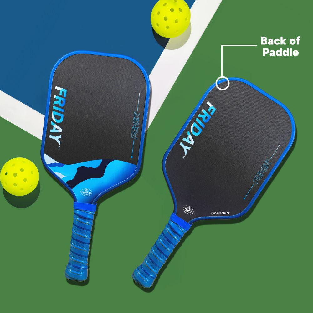 Pickleball FRIDAY Fever 101 Elongated Pickleball Paddle Glacier
