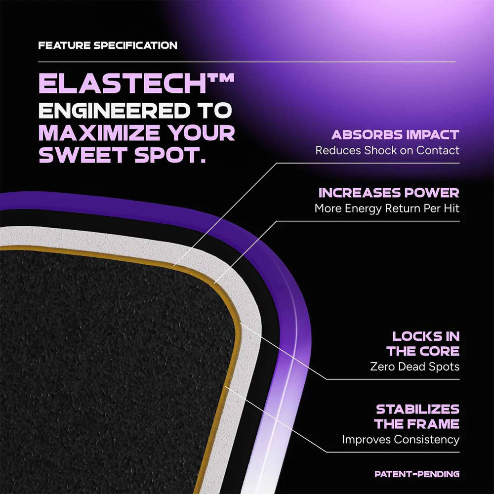 Pickleball FRIDAY Aura Pro Hybrid Pickleball Paddle Eclipse
