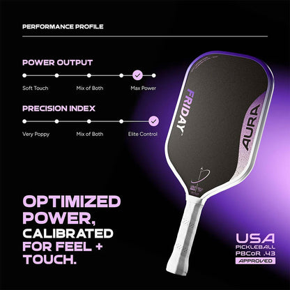 Pickleball FRIDAY Aura Widebody Pickleball Paddle Eclipse
