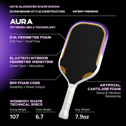 Pickleball FRIDAY Aura Widebody Pickleball Paddle Eclipse