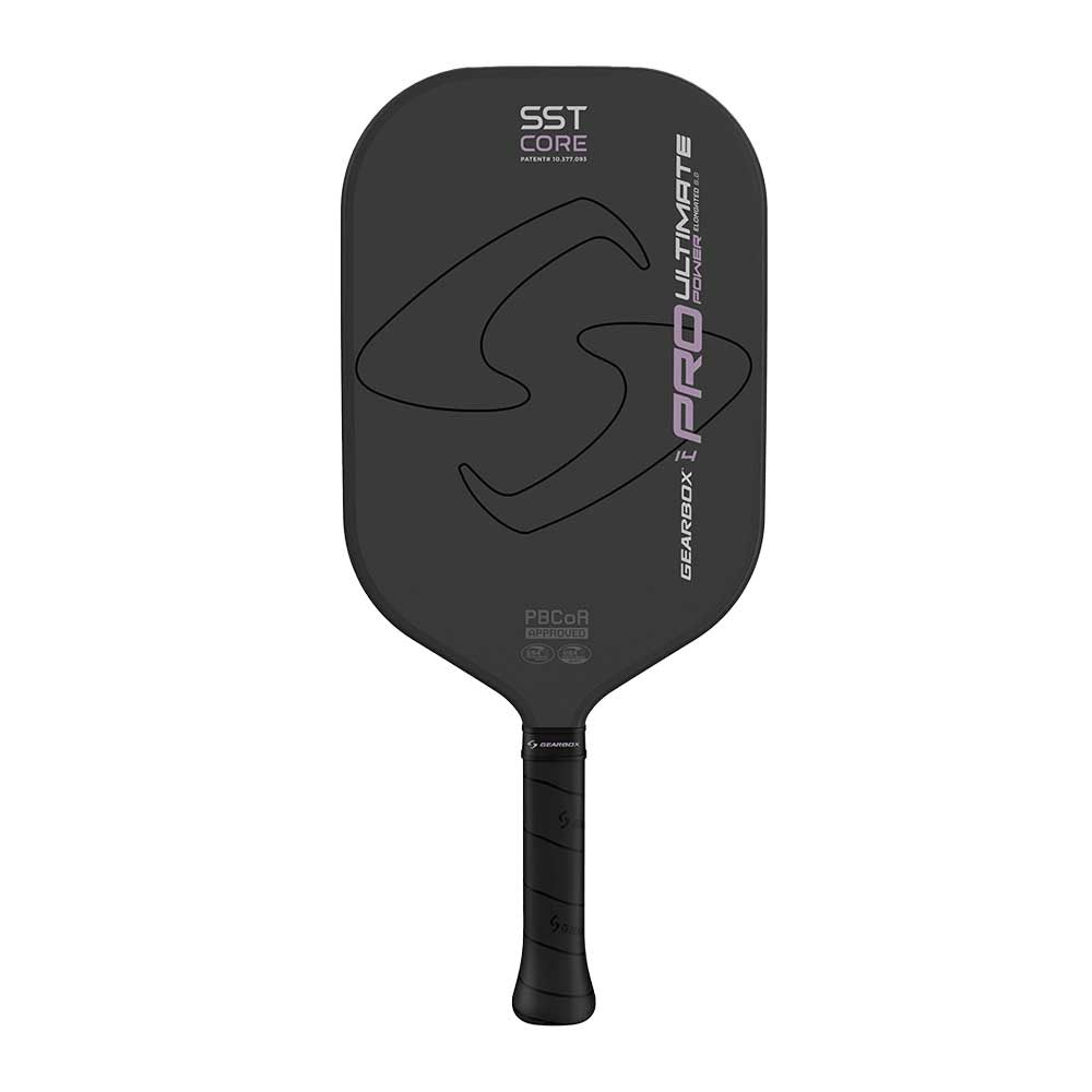 Pickleball Gearbox PRO ULTIMATE Elongated 14mm Pickleball Paddle Metallic Purple