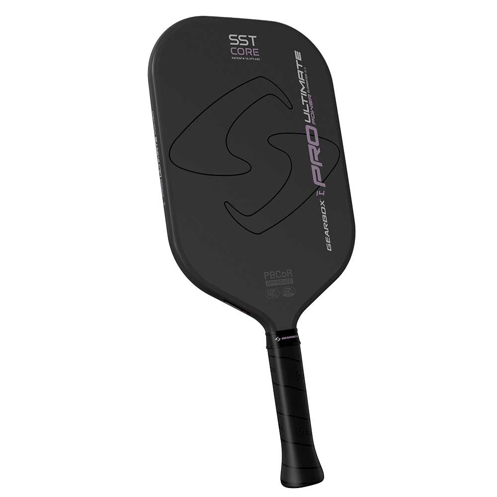 Pickleball Gearbox PRO ULTIMATE Elongated 14mm Pickleball Paddle Metallic Purple