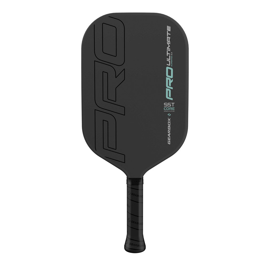 Pickleball Gearbox PRO ULTIMATE Elongated 16mm Pickleball Paddle Black