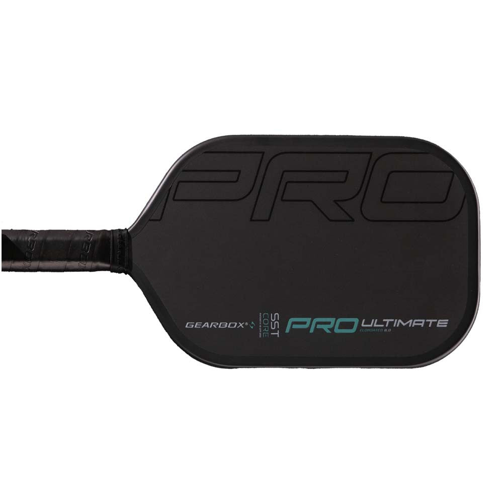 Pickleball Gearbox PRO ULTIMATE Elongated 16mm Pickleball Paddle Black
