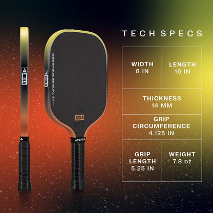 Pickleball JOOLA Scorpeus Pro 3S Dual 14mm Pickleball Paddle