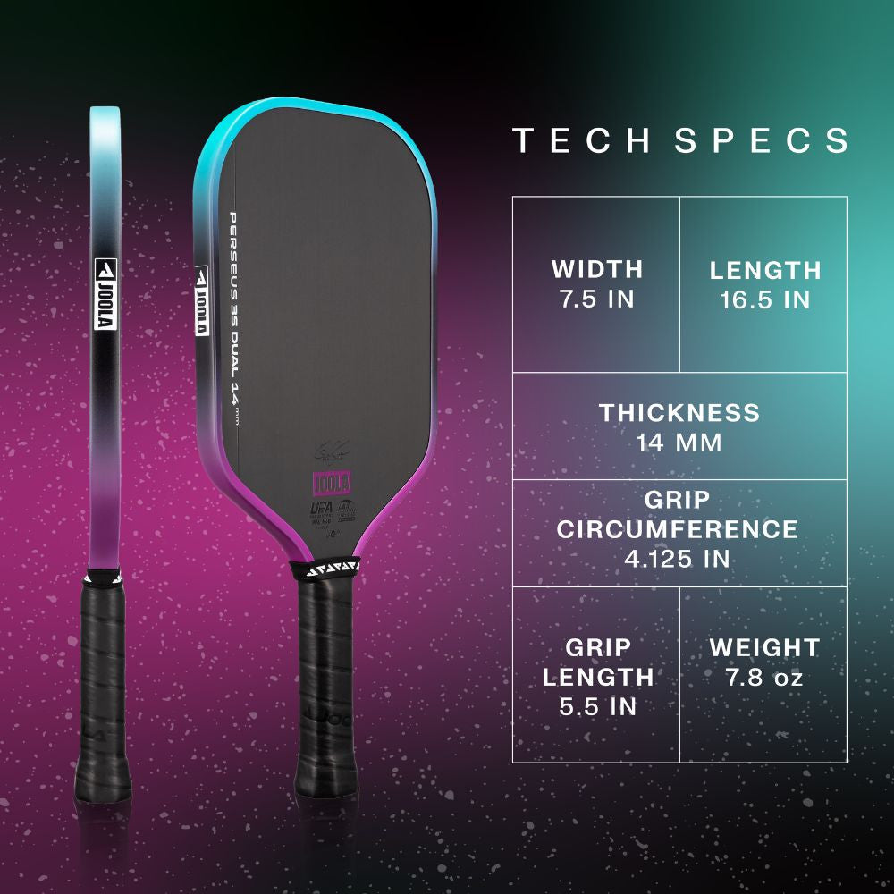 Pickleball JOOLA Perseus Pro 3S Dual 14mm Pickleball Paddle