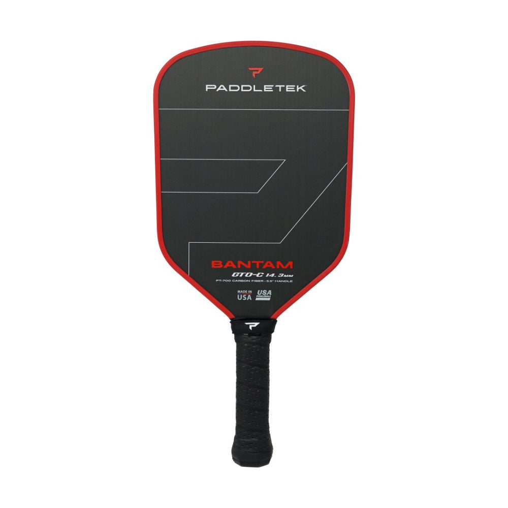 Pickleball Paddletek Bantam GTO-C 14.3mm Pickleball Paddle Fire Red