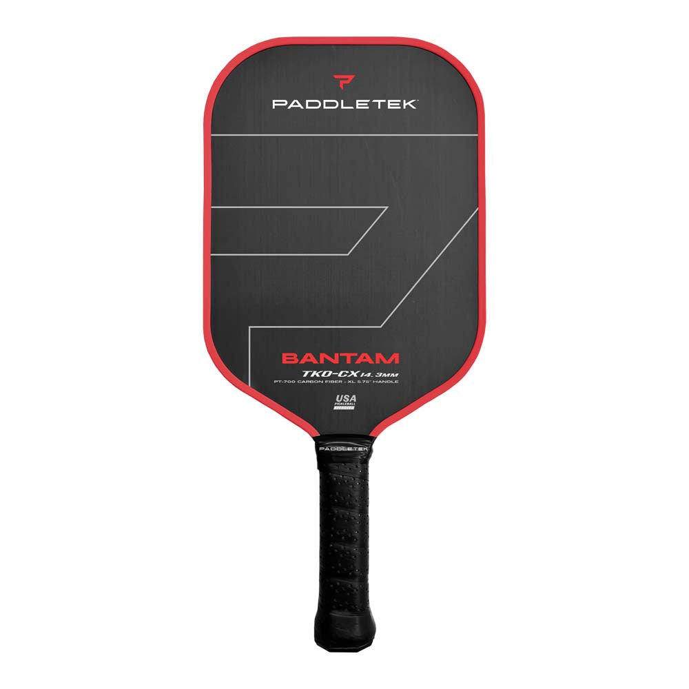 Pickleball Paddletek Bantam TKO-CX 14.3mm Pickleball Paddle Fire Red
