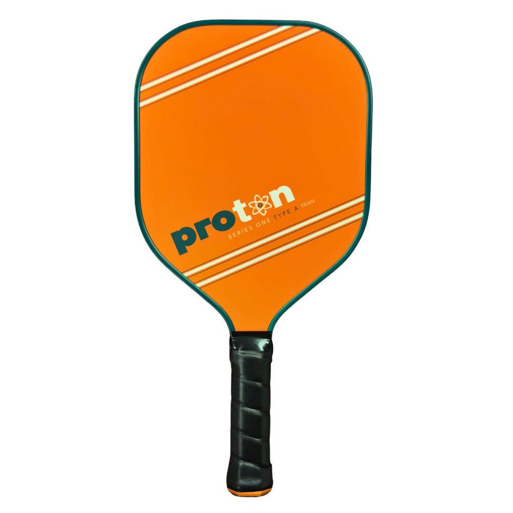 Pickleball Proton Series One Type A Square 15mm Pickleball Paddle Player Model - Blue