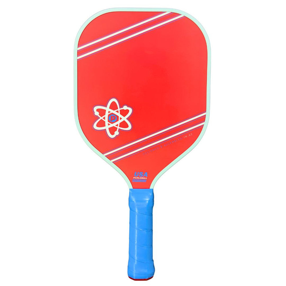 Pickleball Proton Series One Type A Square 15mm Pickleball Paddle Player Model - Blue