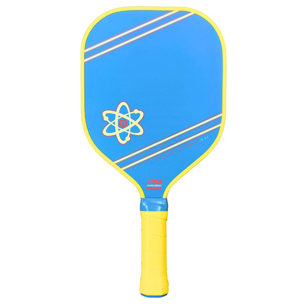 Pickleball Proton Series One Type A Square 15mm Pickleball Paddle Player Model - Blue