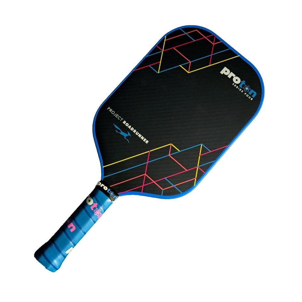 Pickleball Proton Series Four Pickleball Paddle - Project Roadrunner Black/Multicolor