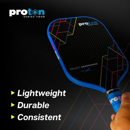 Pickleball Proton Series Four Pickleball Paddle - Project Roadrunner Black/Multicolor