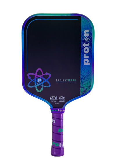 Pickleball Proton Series Three Project Peacock 15mm Widebody Pickleball Paddle
