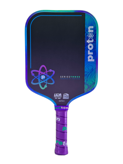 Pickleball Proton Series Three Project Peacock 13mm Widebody Pickleball Paddle