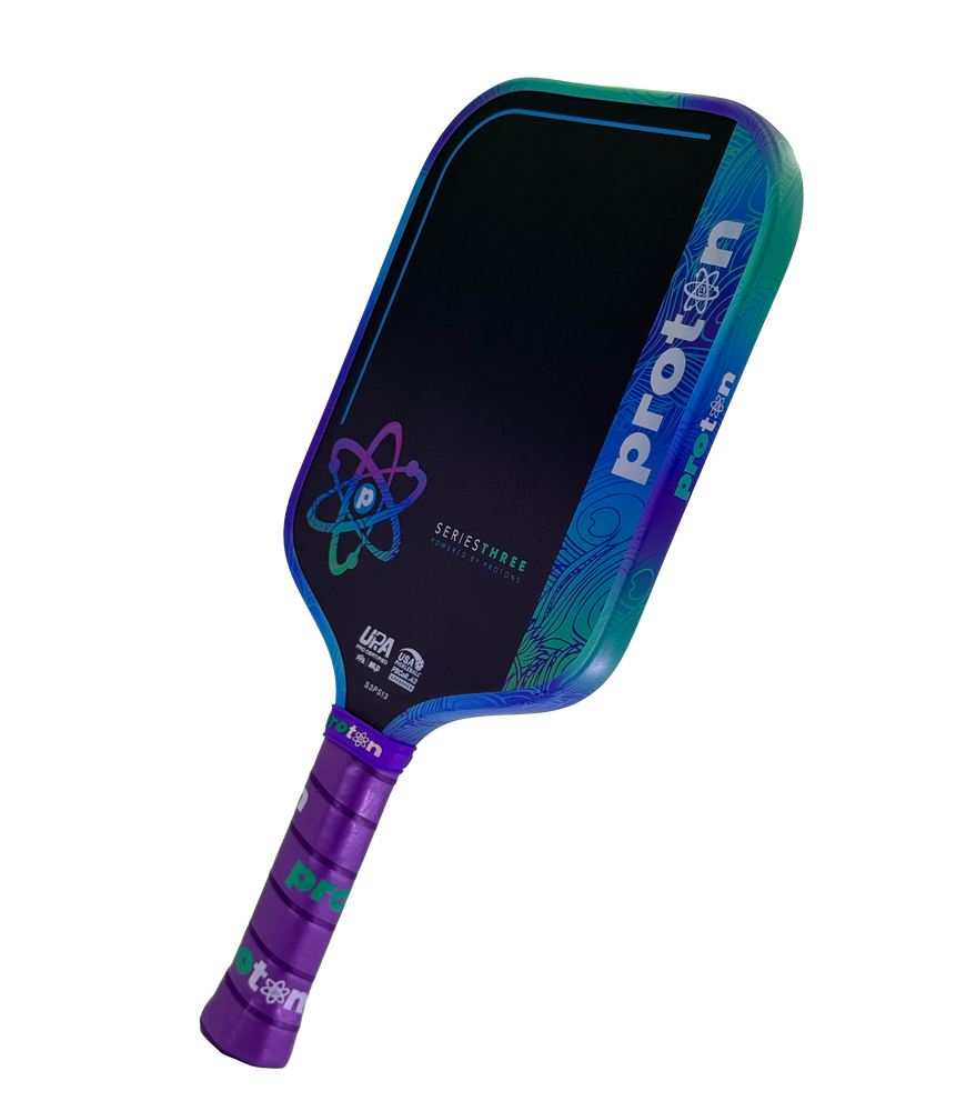Pickleball Proton Series Three Project Peacock 13mm Widebody Pickleball Paddle