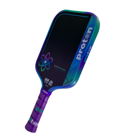 Pickleball Proton Series Three Project Peacock 13mm Widebody Pickleball Paddle