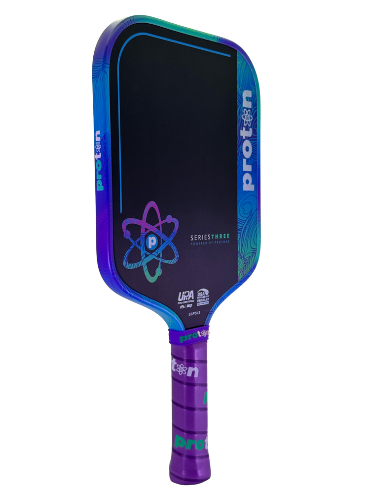 Pickleball Proton Series Three Project Peacock 13mm Widebody Pickleball Paddle