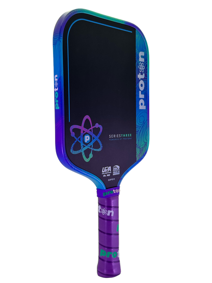 Pickleball Proton Series Three Project Peacock 13mm Widebody Pickleball Paddle