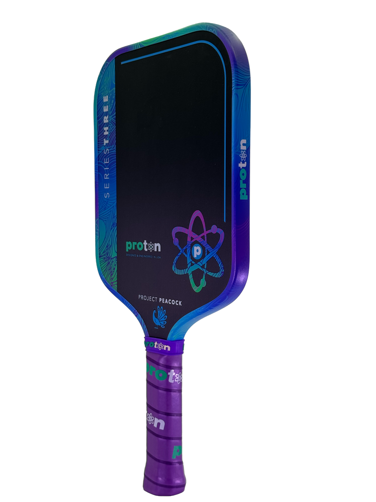 Pickleball Proton Series Three Project Peacock 13mm Widebody Pickleball Paddle