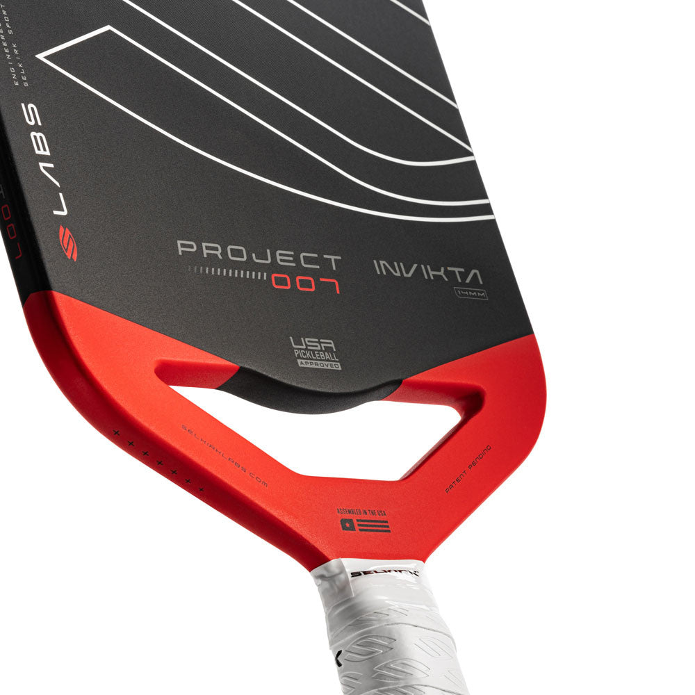 Pickleball Selkirk Labs Project 007 Invikta 14mm Pickleball Paddle Black