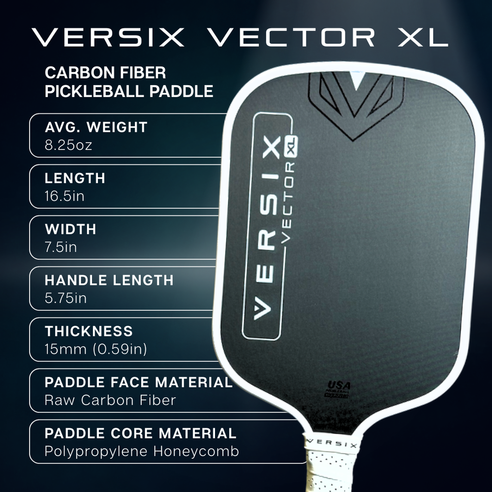 Pickleball VERSIX Vector XL Pickleball Paddle Blue