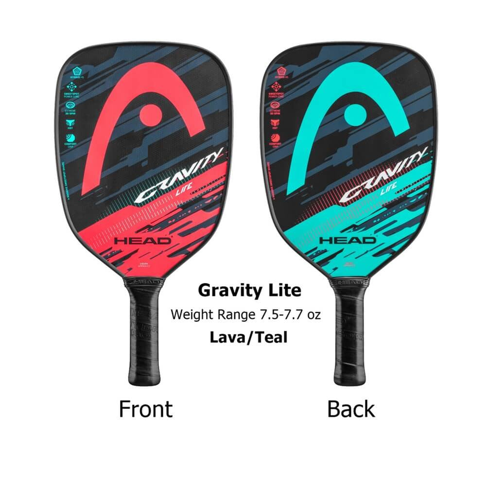 Pickleball Head Gravity Pickleball Paddle Teal/Lava