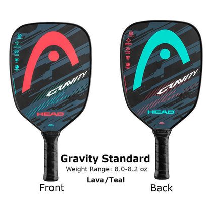 Pickleball Head Gravity Pickleball Paddle Teal/Lava
