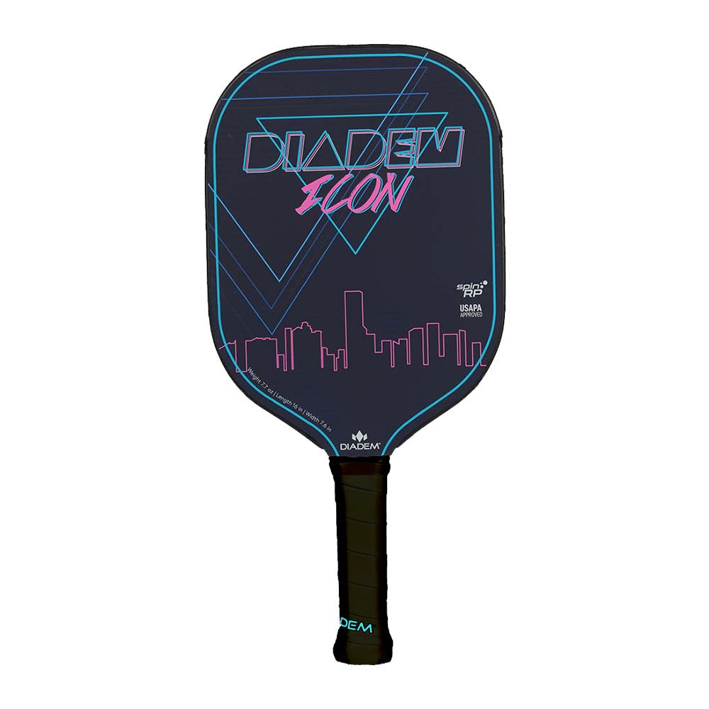 Pickleball Diadem Icon Graphite Pickleball Paddle Black