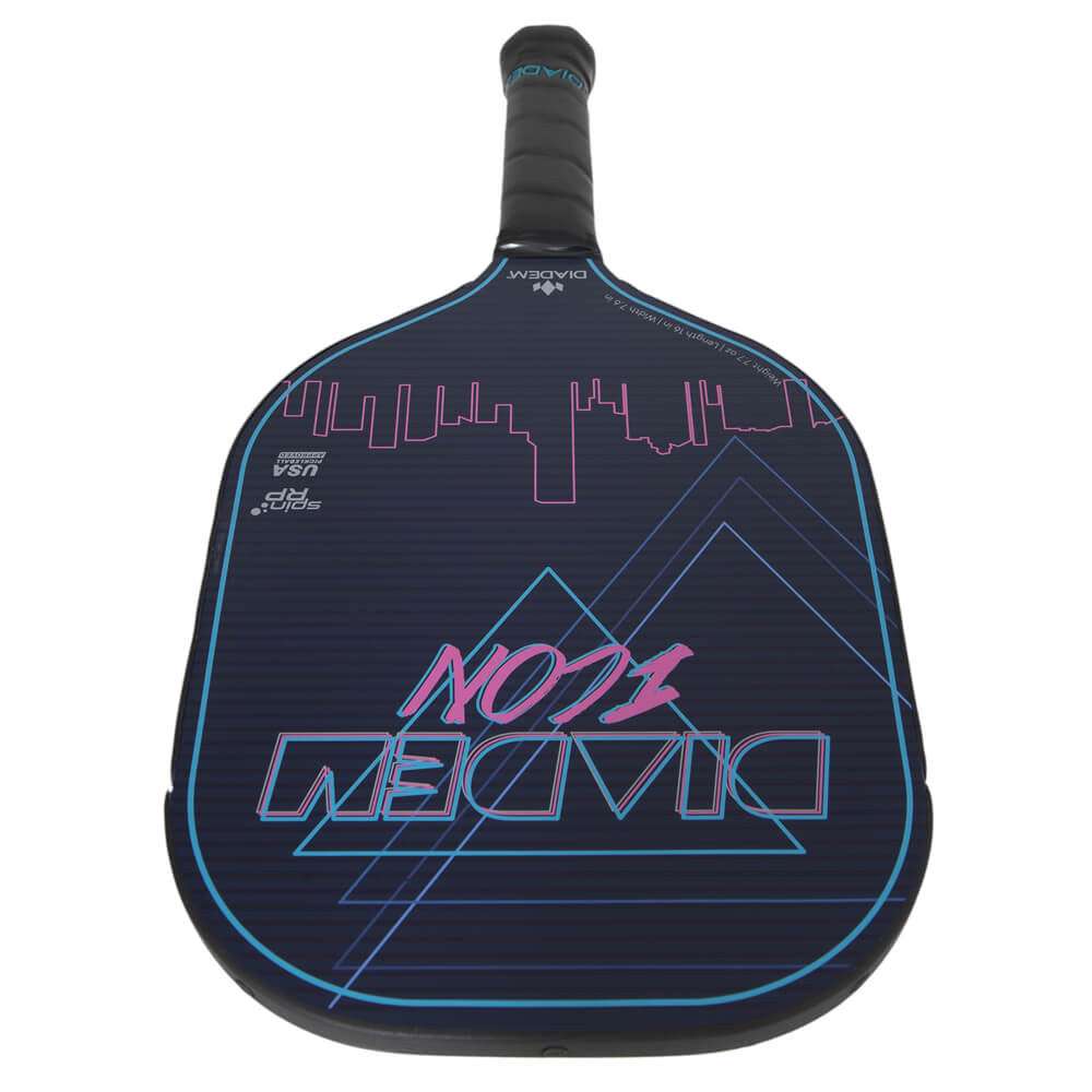 Pickleball Diadem Icon Graphite Pickleball Paddle Black
