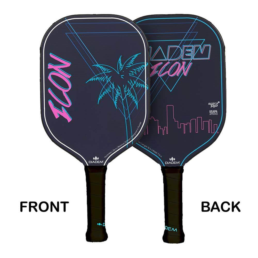 Pickleball Diadem Icon Graphite Pickleball Paddle Black