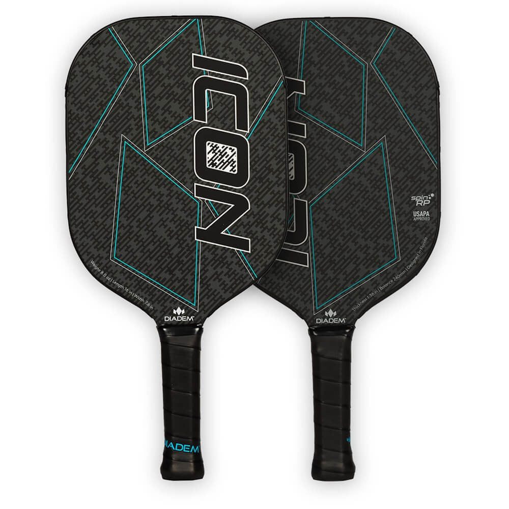 Pickleball Diadem Icon Graphite Pickleball Paddle Black