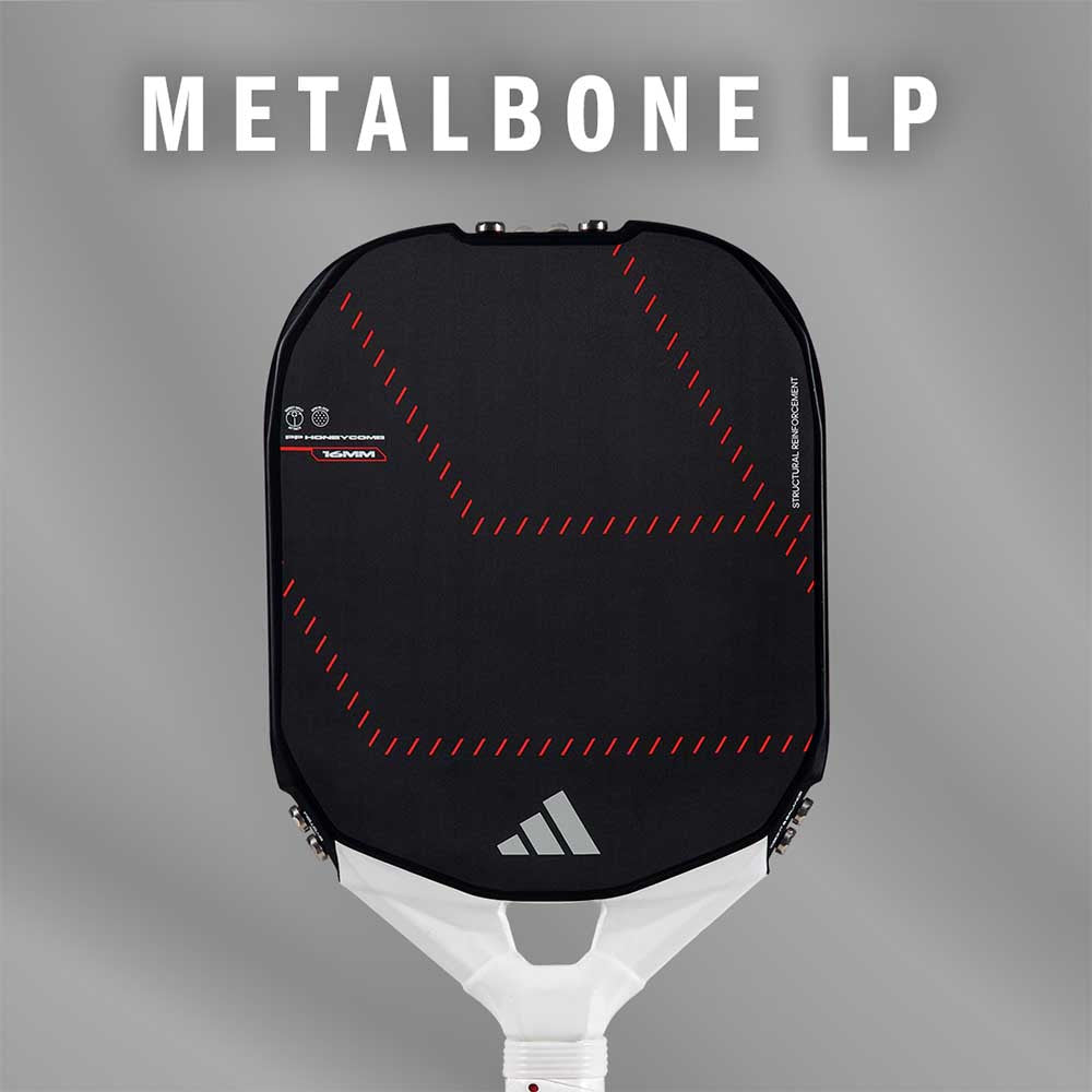 Pickleball adidas Metalbone LP Pickleball Paddle Black/Red