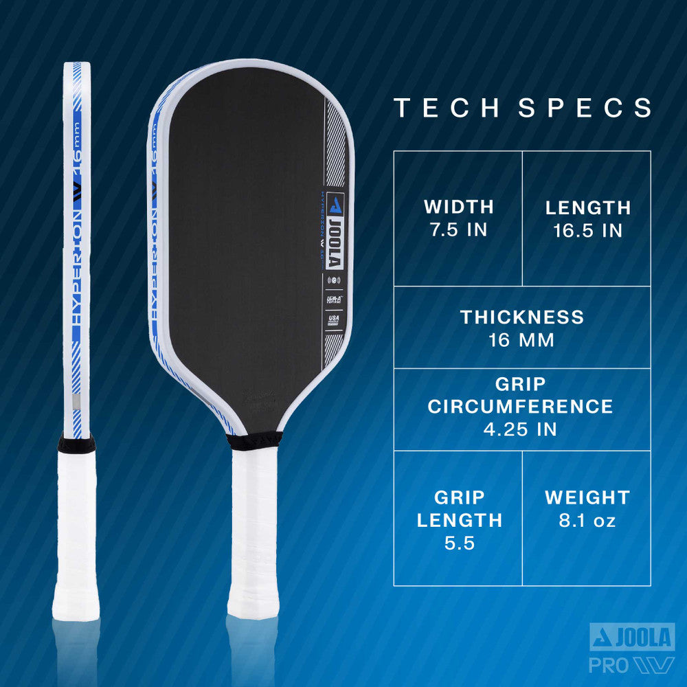 Pickleball JOOLA Simone Jardim Hyperion Pro IV 16mm Pickleball Paddle