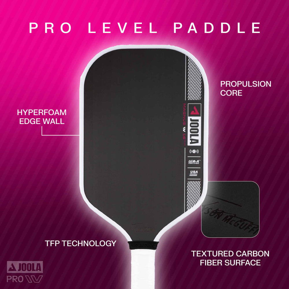 Pickleball JOOLA Tyson McGuffin Magnus Pro IV 16mm Pickleball Paddle