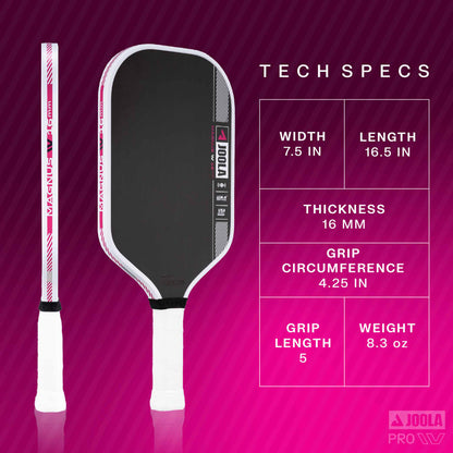 Pickleball JOOLA Tyson McGuffin Magnus Pro IV 16mm Pickleball Paddle