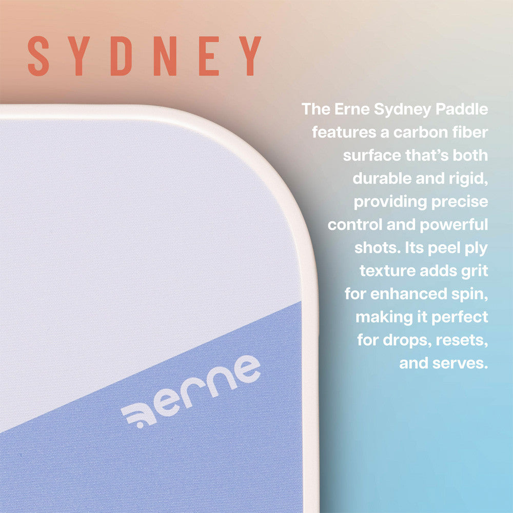 Pickleball erne Sydney Pickleball Paddle Charcoal