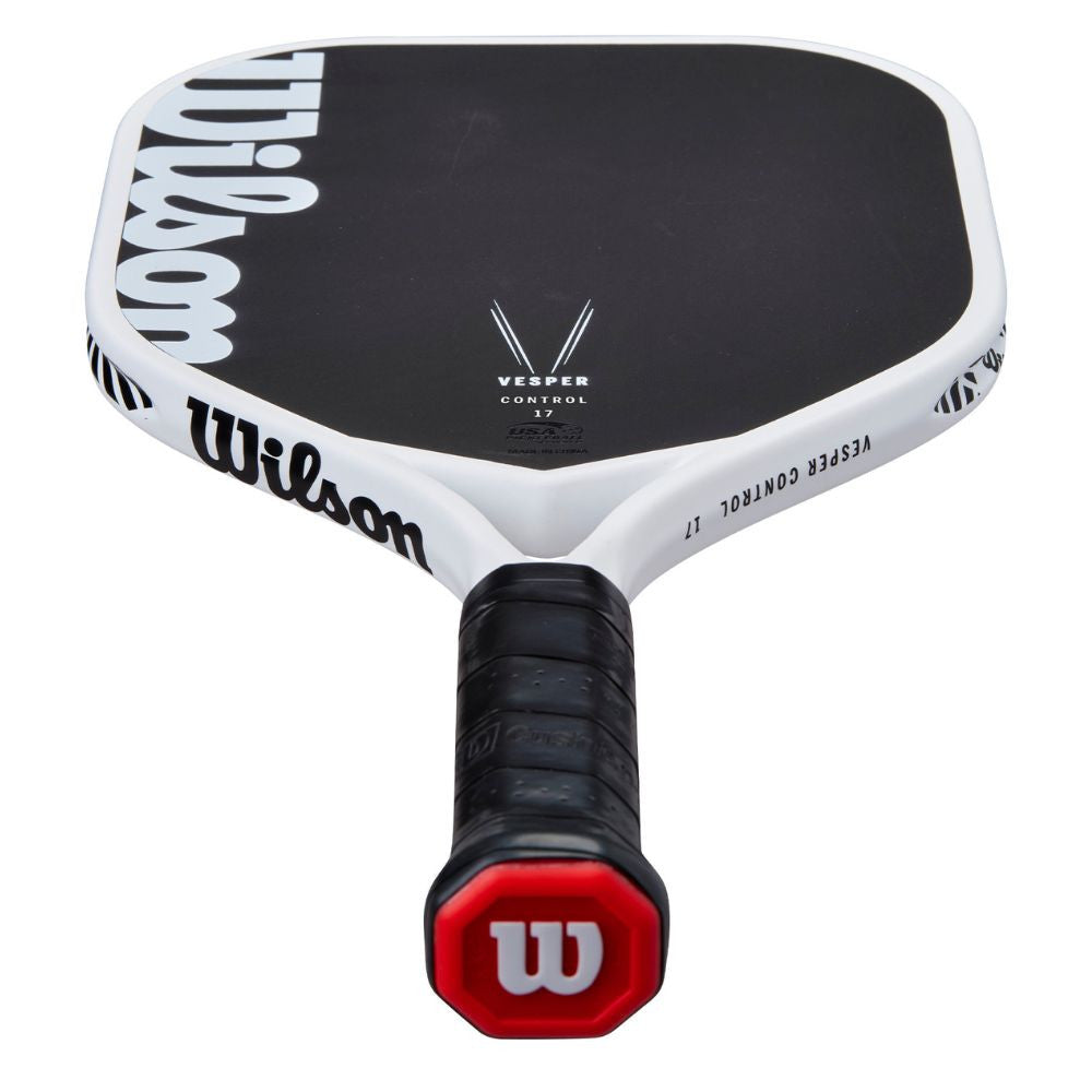 Pickleball Wilson Vesper Control 17mm Pickleball Paddle White