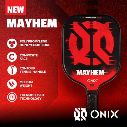 Pickleball ONIX Evoke Mayhem Composite Pickleball Paddle