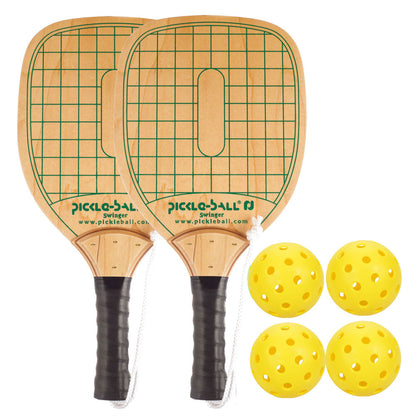 Pickleball Swinger Wood Paddle Bundle