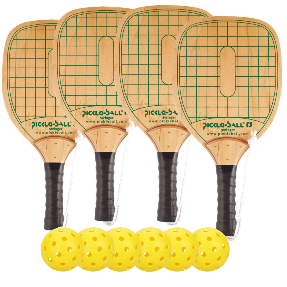 Pickleball Swinger Wood Paddle Deluxe Bundle