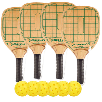 Pickleball Swinger Wood Paddle Deluxe Bundle